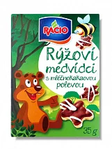 Rýžoví medvídci s mléčnokakaovou polevou 35g Rýžoví medvídci s mléčnokakaovou polevou 35g