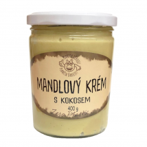 Mandlový krém s kokosem 400 g Mandlový krém s kokosem 400 g