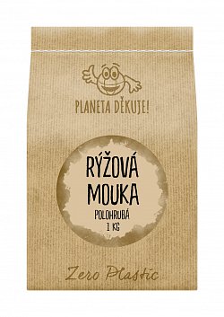 Rýžová mouka, polohrubá