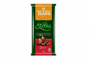 Hořká čokoláda se stévií 80% 75g Hořká čokoláda se stévií 80% 75g