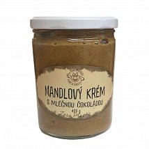 Mandlový krém s mléčnou čokoládou 400g Mandlový krém s mléčnou čokoládou 400g