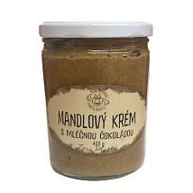 Mandlový krém s mléčnou čokoládou 400g