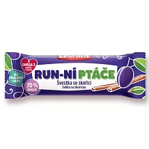 Tyčinka Run-ní ptáče švestka se skořicí a chia 35g Tyčinka Run-ní ptáče švestka se skořicí a chia 35g