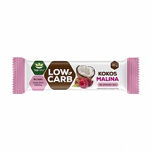 Low carb tyčinka kokos a malina 40g Low carb tyčinka kokos a malina 40g