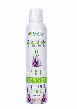 Řepkový olej ve spreji s příchutí česnek 250 ml