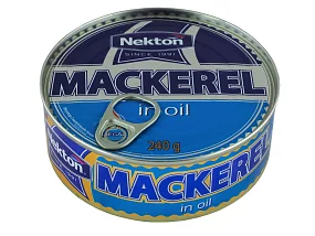 Nekton Makrela v rastlinnom oleji 240g