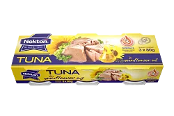 Nekton Tuniak v slnečnicovom oleji 3 x 80g