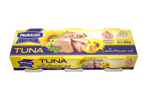 Nekton Tuniak v slnečnicovom oleji 3 x 80g Nekton Tuniak v slnečnicovom oleji 3 x 80g