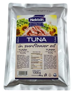 Nekton Tuniak v slnečnicovom oleji kúsky 1kg