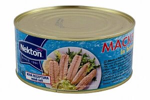 Nekton Makrela vo vlastnej šťave 900g Nekton Makrela vo vlastnej šťave 900g