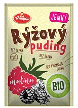 Amylon Puding ryžový malinový bez lepku BIO 40g Amylon Puding ryžový malinový bez lepku BIO 40g