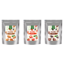 iPlody Low carb kaša so sladidlom, výhodné balenie troch kaší iPlody Low carb kaša so sladidlom, výhodné balenie troch kaší
