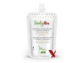 DailyMix Jogurtové proteínové pyré s višňovou príchuťou 100g DailyMix Jogurtové proteínové pyré s višňovou príchuťou 100g