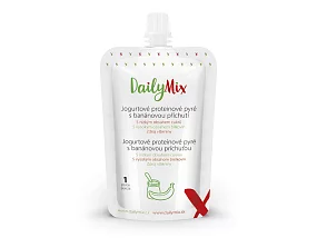 DailyMix Jogurtové proteínové pyré s banánovou príchuťou 100g DailyMix Jogurtové proteínové pyré s banánovou príchuťou 100g