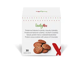 DailyMix Proteínové kakaové sušienky s kúskami čokolády 225g