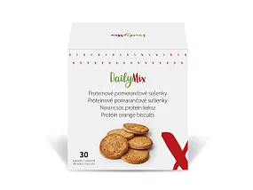 DailyMix Proteínové pomarančové sušienky 225g DailyMix Proteínové pomarančové sušienky 225g