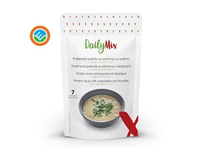 DailyMix Proteínová polievka so zeleninou a rezancami 266g (7 porcií)