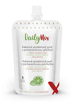 DailyMix Kakaové proteínové pyré s pomarančovou príchuťou 100g