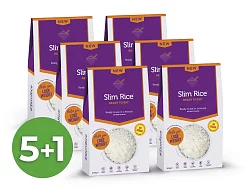 Výhodný balíček konjakovej ryže Slim Pasta bez nálevu 5+1 zadarmo