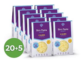 Výhodný balíček Slim Pasta špagety bez nálevu 20+5 zadarmo Výhodný balíček Slim Pasta špagety bez nálevu 20+5 zadarmo