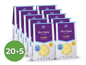 Výhodný balíček Slim Pasta špagety bez nálevu 20+5 zadarmo
