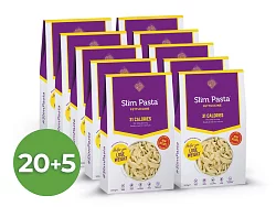 Výhodný balíček Slim Pasta fettuccine bez nálevu 20+5 zadarmo