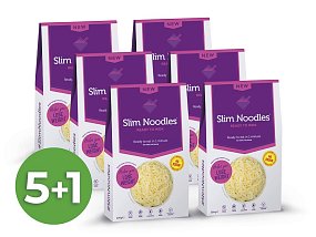Výhodný balíček konjakových rezancov Slim Pasta bez nálevu 5+1 zadarmo Výhodný balíček konjakových rezancov Slim Pasta bez nálevu 5+1 zadarmo