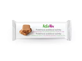 KetoMix Proteínova arašidová tyčinka 40 g KetoMix Proteínova arašidová tyčinka 40 g