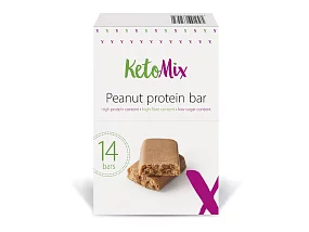 KetoMix Proteínové arašidové tyčinky 14 x 40 g