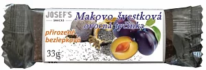 Makovo - slivková ovocná tyčinka 33 g