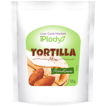 iPlody Low carb zmes na tortillu mandľová 125 g iPlody Low carb zmes na tortillu mandľová 125 g