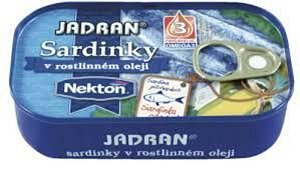 Nektón Sardinky v rastlinnom oleji 125 g Nektón Sardinky v rastlinnom oleji 125 g