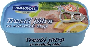 Nektón Tresčia pečeň vo vlastnom oleji 115 g