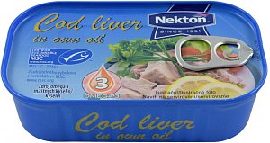 Nektón Tresčia pečeň výberová vo vlastnom oleji MSC 115 g Nektón Tresčia pečeň výberová vo vlastnom oleji MSC 115 g