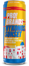 PRO!BRANDS BCAA DRINK BLOOD ORANGE 330ml PRO!BRANDS BCAA DRINK BLOOD ORANGE 330ml