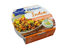 Nektón Lososový šalát WELLNESS India 160 g