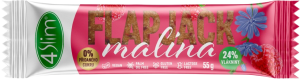4Slim FLAPJACK čakanková tyčinka malina 55g 4Slim FLAPJACK čakanková tyčinka malina 55g