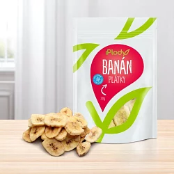 Banán lyofilizovaný, plátky 30g