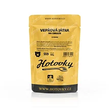 Hotovky Vepřová játra na cibulce 680 g (2 porce) Hotovky Vepřová játra na cibulce 680 g (2 porce)